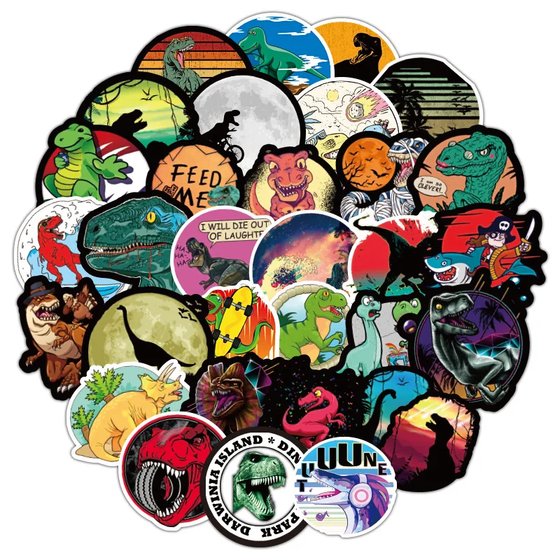 100Pcs DIY sticker Dinosaur children's bedroom Waterproof PVC Mixed Stickers for Skate Trunk Bike Motorcycle Wallpaper
100Pcs DIY sticker Dinosaur children's bedroom Waterproof PVC Mixed Stickers for Skate Trunk Bike Motorcycle Wallpaper