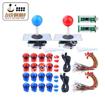 For Raspberry Pi 3 2 model B Retropie LED Arcade DIY Parts 2x Zero Delay USB Encoder + 2x 8 Way Joystick + 20x LED Push Buttons
For Raspberry Pi 3 2 model B Retropie LED Arcade DIY Parts 2x Zero Delay USB Encoder + 2x 8 Way Joystick + 20x LED Push Buttons
