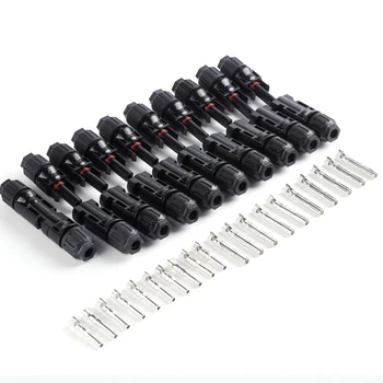 10 pairs x PV Connector male female 30A 1000V PV Solar Panel branch series Connect solar system used for PV Cable 2.5/4/6mm2
10 pairs x PV Connector male female 30A 1000V PV Solar Panel branch series Connect solar system used for PV Cable 2.5/4/6mm2