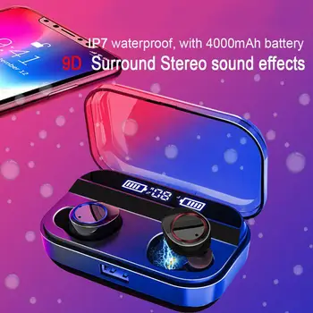 TWS Wireless Earphone Bluetooth 5.0 Earphones Power Display Touch Control Sport Stereo Cordless Earbuds Headsets Charging Box
TWS Wireless Earphone Bluetooth 5.0 Earphones Power Display Touch Control Sport Stereo Cordless Earbuds Headsets Charging Box
