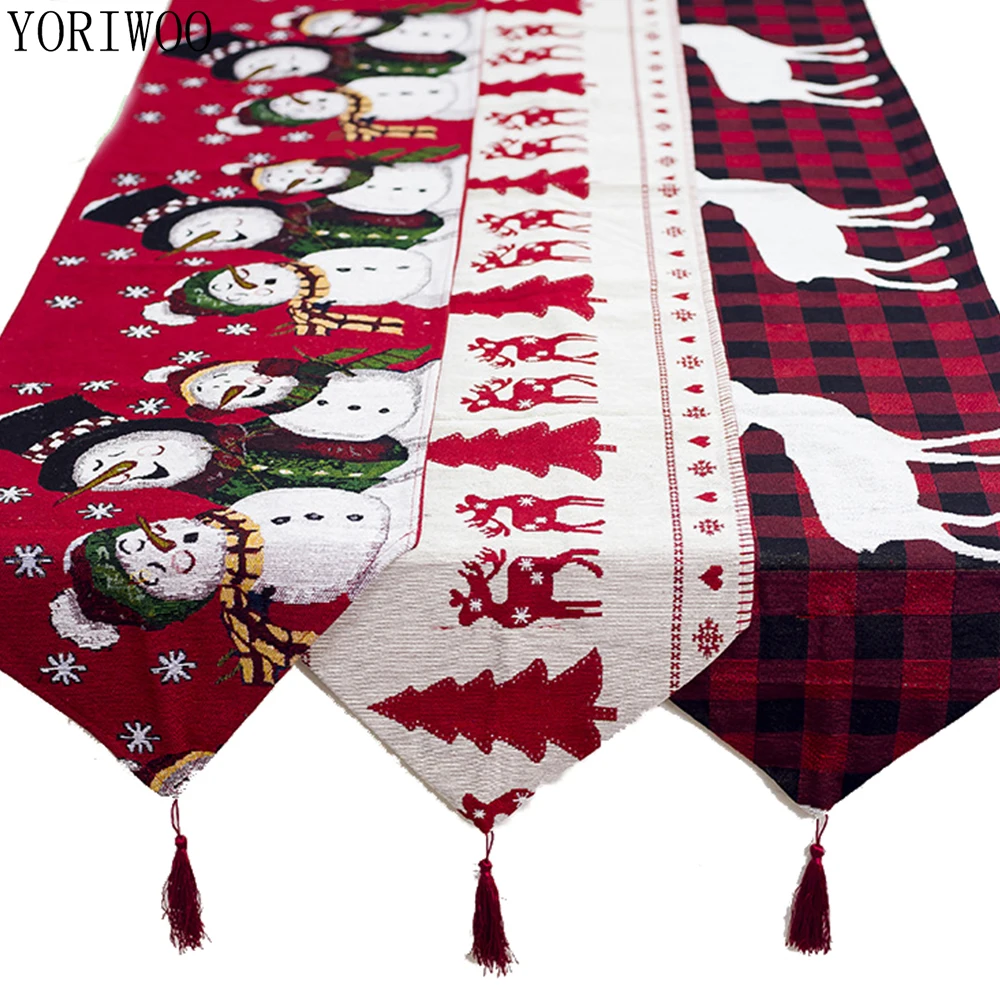 YORIWOO 35x180cm Christmas Table Cloth Runner Merry Christmas Decorations For Home 2019 Xmas Tree Ornament Happy New Year Gifts
YORIWOO 35x180cm Christmas Table Cloth Runner Merry Christmas Decorations For Home 2019 Xmas Tree Ornament Happy New Year Gifts