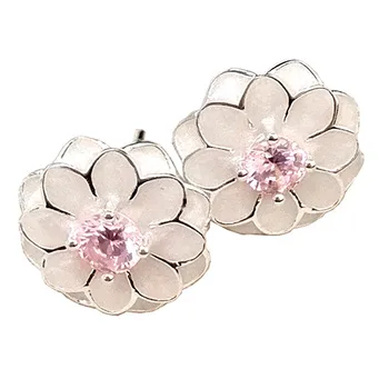 Authentic 925 Sterling Silver Earring Blooming Dahlia With Crystal Studs Earrings For Women Wedding Gift Fine Jewelry
Authentic 925 Sterling Silver Earring Blooming Dahlia With Crystal Studs Earrings For Women Wedding Gift Fine Jewelry