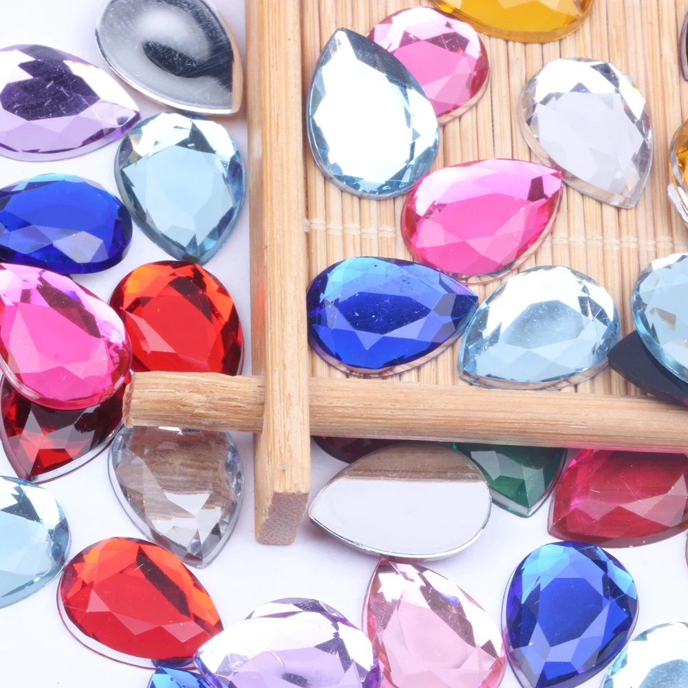 10x14 13x18 18x25mm Tear Shape Flat Facets Acrylic Rhinestone Many Colors Choose Nail Art Decorations Glue On Garments Crafts
10x14 13x18 18x25mm Tear Shape Flat Facets Acrylic Rhinestone Many Colors Choose Nail Art Decorations Glue On Garments Crafts