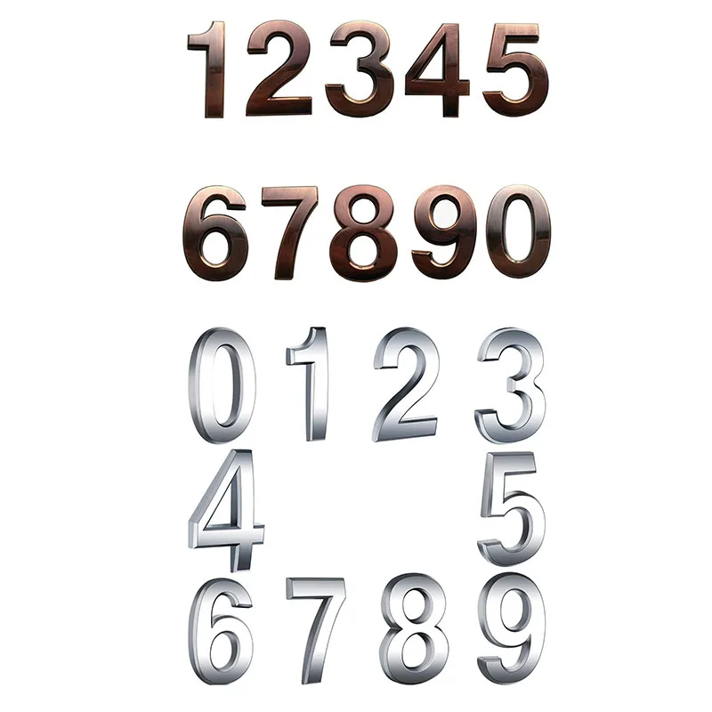 10 Pieces Self-Adhesive Door House Numbers Mailbox Numbers Street Address Numbers for Residence and Mailbox Signs
10 Pieces Self-Adhesive Door House Numbers Mailbox Numbers Street Address Numbers for Residence and Mailbox Signs