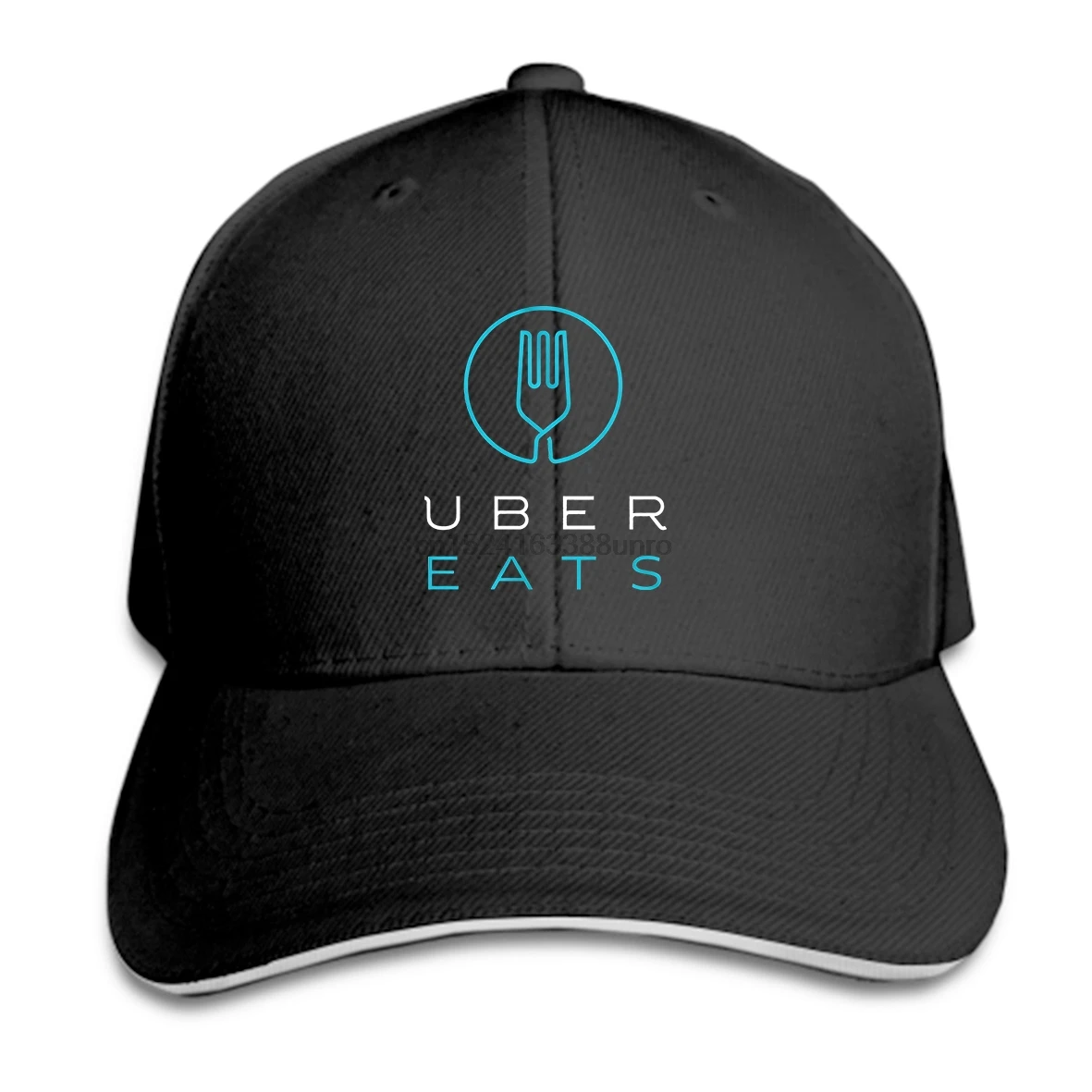 UBER EATS 1 Black Baseball cap hat
