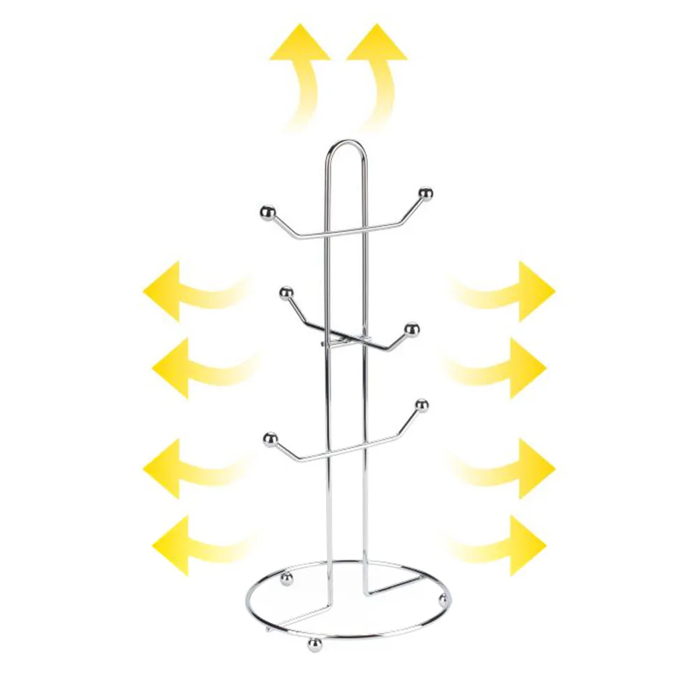 Smooth Surface Iron 6 Hooks Non Slip Kitchen Organizer Hanging Desktop Drinkware Shelf Bar Decoration Stand Home Cup Holder
Smooth Surface Iron 6 Hooks Non Slip Kitchen Organizer Hanging Desktop Drinkware Shelf Bar Decoration Stand Home Cup Holder
