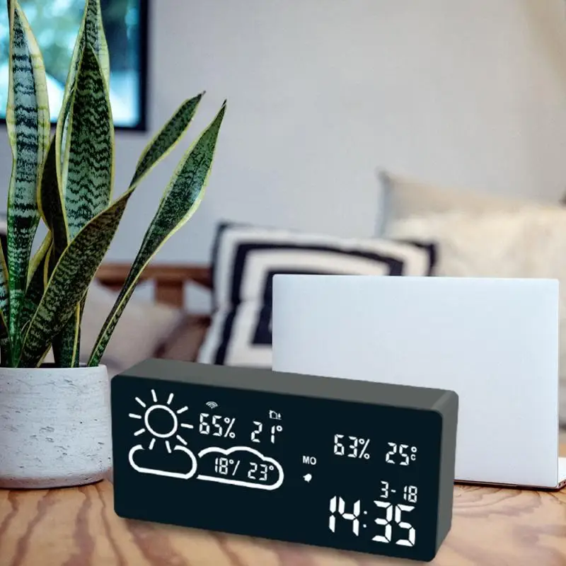 Smart Clock APP Smart School Time Alarm Clock Weather WIFI World Time Weather Forecast Temperature Hygrometer Humidity Clock
Smart Clock APP Smart School Time Alarm Clock Weather WIFI World Time Weather Forecast Temperature Hygrometer Humidity Clock