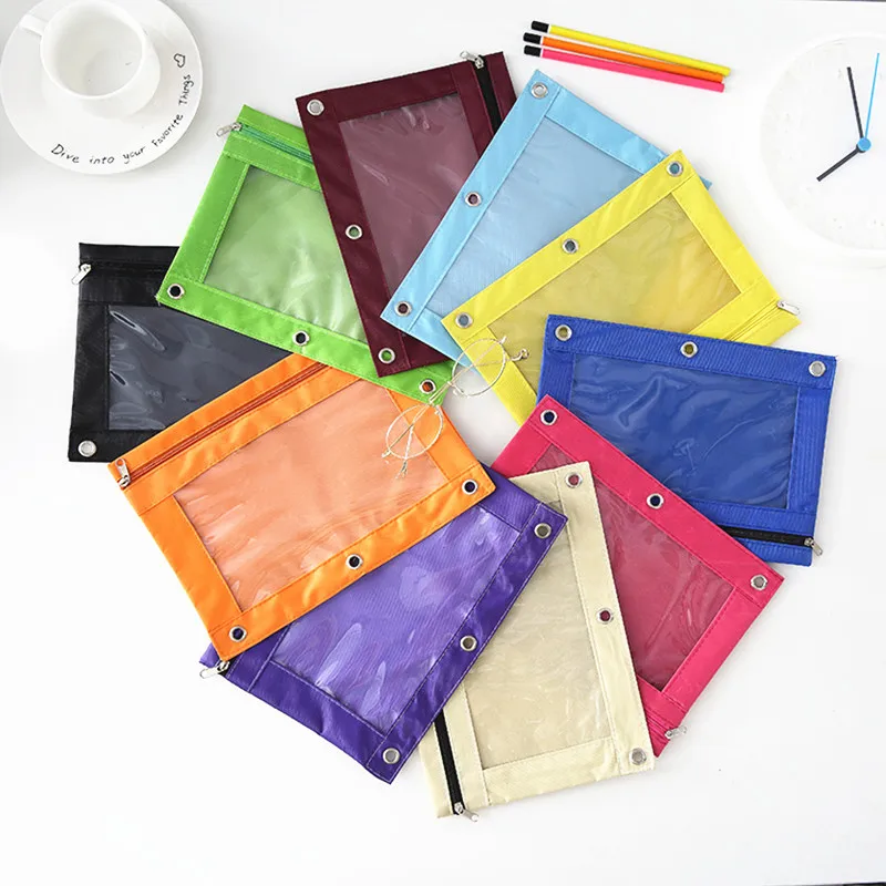 NEW Three-hole pencil case Detachable document bag Transparent oxford Stationery bag filefoler Office School Student Storage bag
NEW Three-hole pencil case Detachable document bag Transparent oxford Stationery bag filefoler Office School Student Storage bag