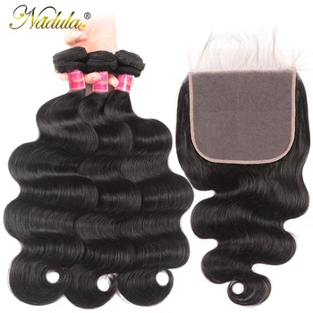 Nadula Body Wave Bundles with Closure 7x7 Lace Closure Brazilian Remy Hair Weave Bundles with Closure 100% Human Hair Bundles
Nadula Body Wave Bundles with Closure 7x7 Lace Closure Brazilian Remy Hair Weave Bundles with Closure 100% Human Hair Bundles