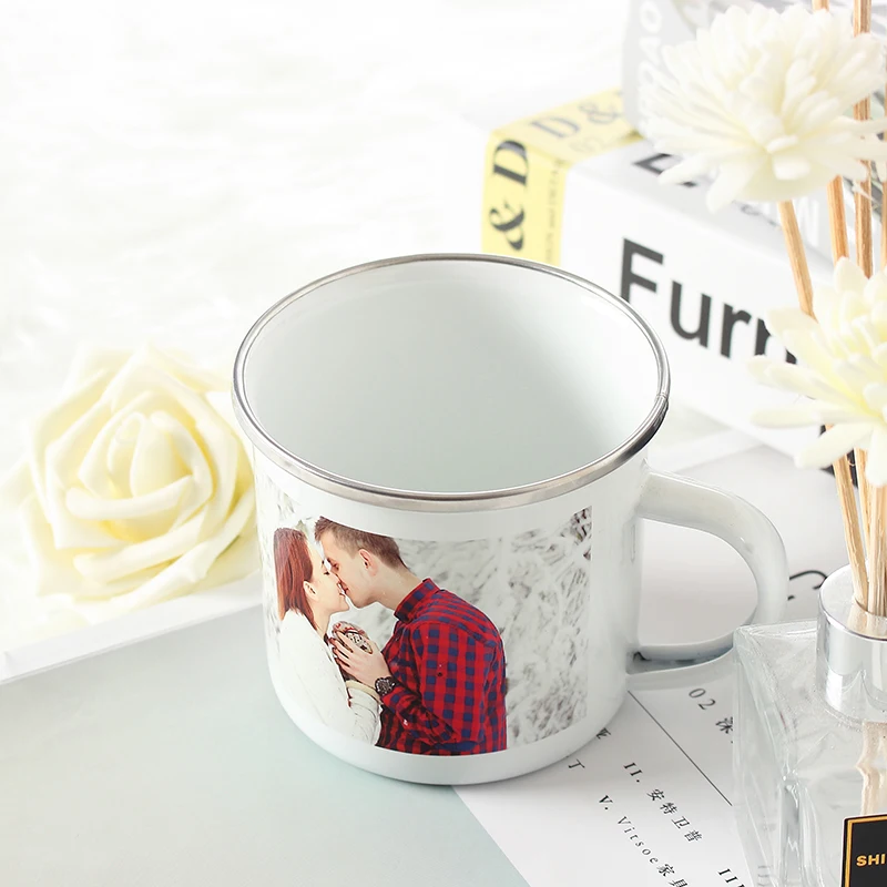 

1 PCS DIY Creative Coffee Mug/kupa bardak Custom Pictures Family Couple Travel Milk Mugs Tea Cup Personalise Gifts For Friends