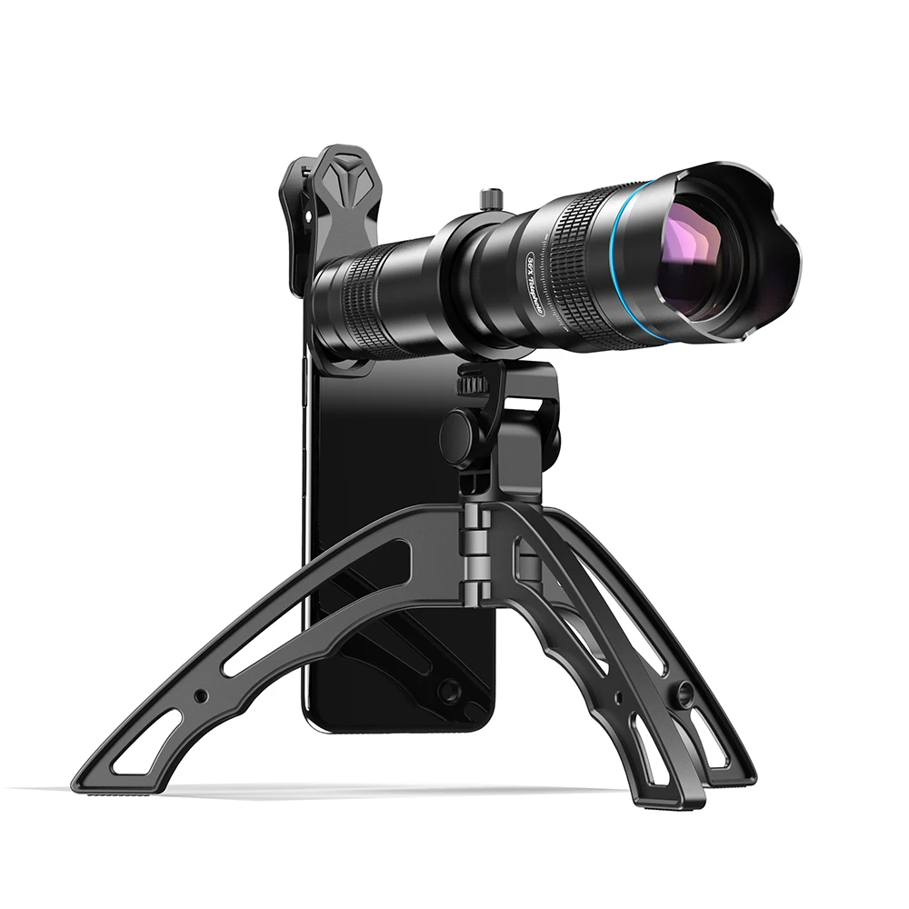 

APEXEL Telephoto Lens Series HD 36X 60X Phone Camera Zoom Monocular Telescope Lenses + SelfieTripod With Remote For Smartphones