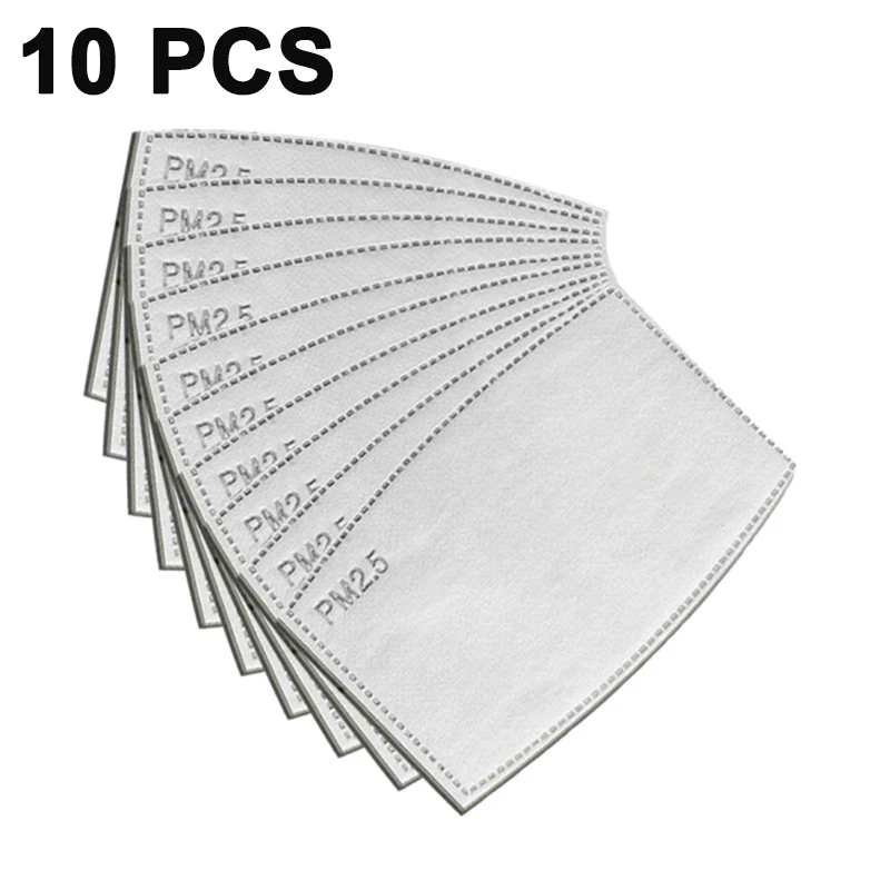 10PCS Face Mask PM2.5 Filter 5 Layers Activated Carbon Medical Surgical Masks Filters Anti Virus Non-woven Mascarilla Filters
10PCS Face Mask PM2.5 Filter 5 Layers Activated Carbon Medical Surgical Masks Filters Anti Virus Non-woven Mascarilla Filters