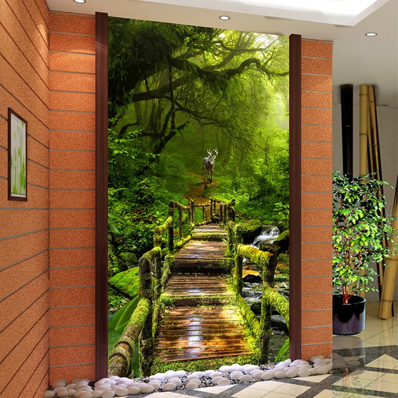 Drop Shipping Custom 3D Photo Wallpaper Virgin Forest Wood Board Road 3D Entrance Hall Corridor Background Wall Mural Home Decor
Drop Shipping Custom 3D Photo Wallpaper Virgin Forest Wood Board Road 3D Entrance Hall Corridor Background Wall Mural Home Decor