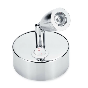 Silver Reading Light 70x30mm 12-24V Wall Bedside Lamp Aluminum Button Type Spot RV Caravan Camper High Quality
Silver Reading Light 70x30mm 12-24V Wall Bedside Lamp Aluminum Button Type Spot RV Caravan Camper High Quality