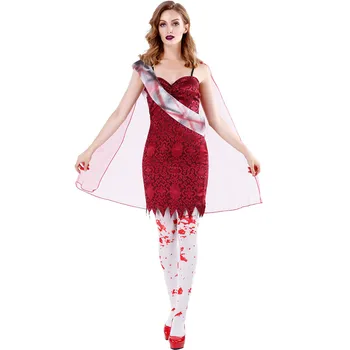 Women's Vampire Costumes Halloween party Cosplay Bloody Dress Vampire Costumes
Women's Vampire Costumes Halloween party Cosplay Bloody Dress Vampire Costumes