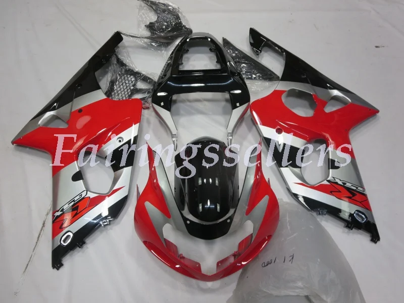 Red Silver OEM Style - GSXR 1000 00-02