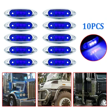 IP68 Side Marker Lights 10pcs 3-LED 4" Truck Clearance Waterproof ABS Housing + PC Lens
IP68 Side Marker Lights 10pcs 3-LED 4" Truck Clearance Waterproof ABS Housing + PC Lens