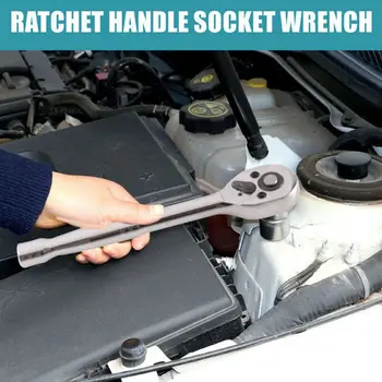 1/2" 1/4" 3/8" DR PROFESSIONAL CHROME VANADIUM CRV QUICK RELEASE RATCHET HANDLE TOOL 
1/2" 1/4" 3/8" DR PROFESSIONAL CHROME VANADIUM CRV QUICK RELEASE RATCHET HANDLE TOOL