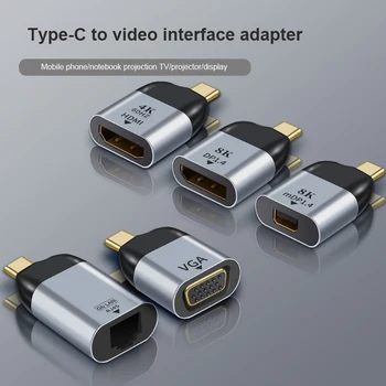 Converter Adapters For Type C To Hdmi Vga DP RJ45 Mini DP Cable Converter HD Video Adapter For Mobile Phone Type C Transfer
Converter Adapters For Type C To Hdmi Vga DP RJ45 Mini DP Cable Converter HD Video Adapter For Mobile Phone Type C Transfer