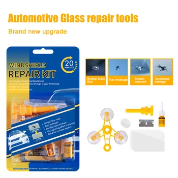 2020 upgrade car Windscreen Repair kit Quick Fix with 3 thicker rubber feet Car Window Glass Scratch Crack Restore Repair Tool
2020 upgrade car Windscreen Repair kit Quick Fix with 3 thicker rubber feet Car Window Glass Scratch Crack Restore Repair Tool