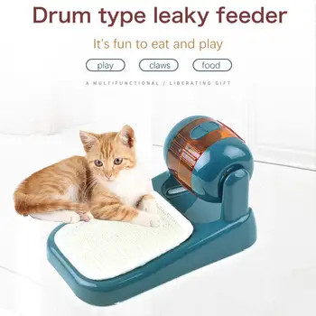 Pet Cat Toy Roller Food Dispenser With Removable Scratch Mat Adjustable Food Leakage Cat Slow Feeder Grinding Claw Roller Toy
Pet Cat Toy Roller Food Dispenser With Removable Scratch Mat Adjustable Food Leakage Cat Slow Feeder Grinding Claw Roller Toy