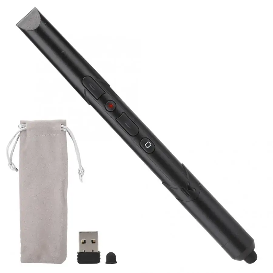 2.4GHZ Wireless Laser Pointer Presentation Lecture Powerpoint Clicker Touch Capacitive Screen Projector Pen Mini Remote Control
2.4GHZ Wireless Laser Pointer Presentation Lecture Powerpoint Clicker Touch Capacitive Screen Projector Pen Mini Remote Control