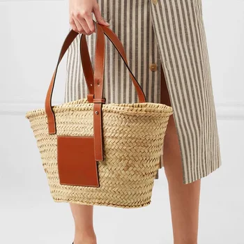Large Capacity Woven Bucket Bags for Women High-quality Single Shoulder Bags Female Casual Shopping Tote Package Crossbody Bags
Large Capacity Woven Bucket Bags for Women High-quality Single Shoulder Bags Female Casual Shopping Tote Package Crossbody Bags