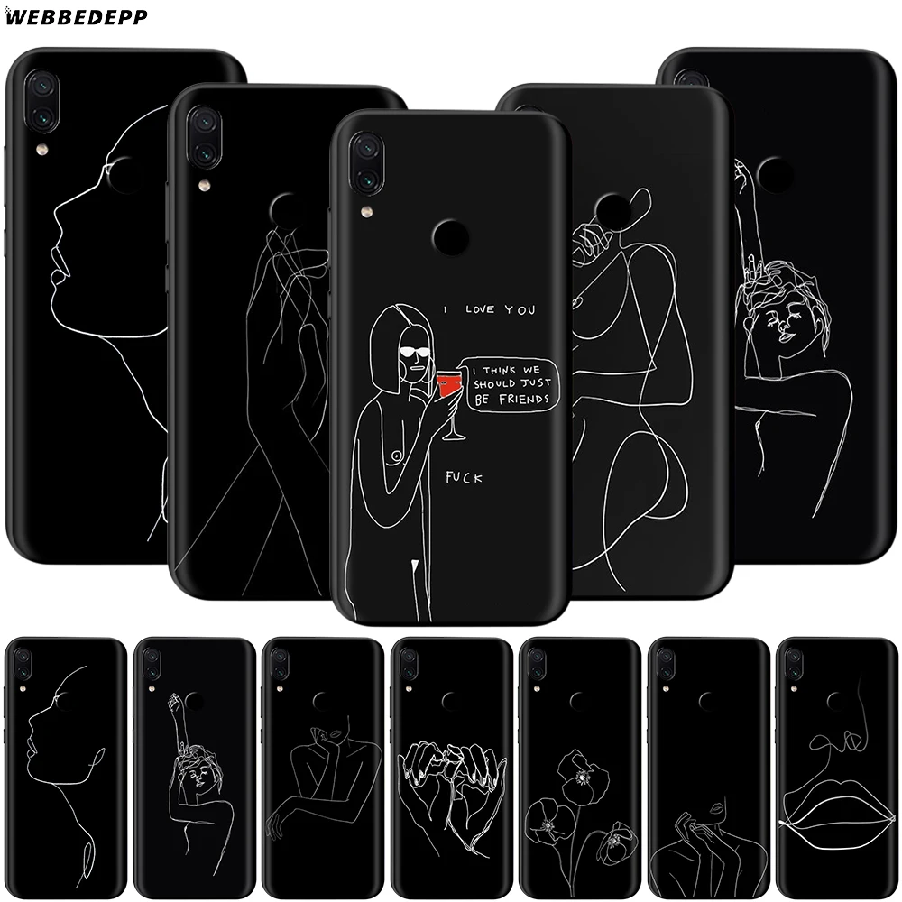 Webbedepp Funny Abstract Art Lines Women Case for Xiaomi Redmi 4A 4X 5 5A 6 6A 7 7A S2 Note Go K20 Pro Plus Prime
Webbedepp Funny Abstract Art Lines Women Case for Xiaomi Redmi 4A 4X 5 5A 6 6A 7 7A S2 Note Go K20 Pro Plus Prime