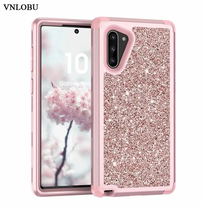 for Galaxy Note 10 Case Anti-Fall Hybrid Armor Case for Samsung Note 10 Plus Silicone + PC 3 in 1 Shockproof Glitter Phone Cover
for Galaxy Note 10 Case Anti-Fall Hybrid Armor Case for Samsung Note 10 Plus Silicone + PC 3 in 1 Shockproof Glitter Phone Cover