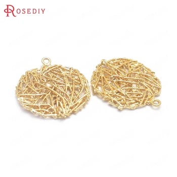 (37705)10PCS 21x23.5MM 24K Gold Color Brass Round Tree Branch Charms Pendants Jewelry Making Supplies Diy Findings Accessories
(37705)10PCS 21x23.5MM 24K Gold Color Brass Round Tree Branch Charms Pendants Jewelry Making Supplies Diy Findings Accessories