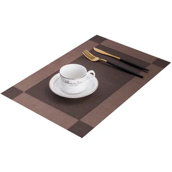 6pcs Placemat TableCloth Washable PVC Table Mat Diagonal frame Teslin Stain-Resistant Dining Disc Bowl Pad Coaster Non-slip Pad
6pcs Placemat TableCloth Washable PVC Table Mat Diagonal frame Teslin Stain-Resistant Dining Disc Bowl Pad Coaster Non-slip Pad