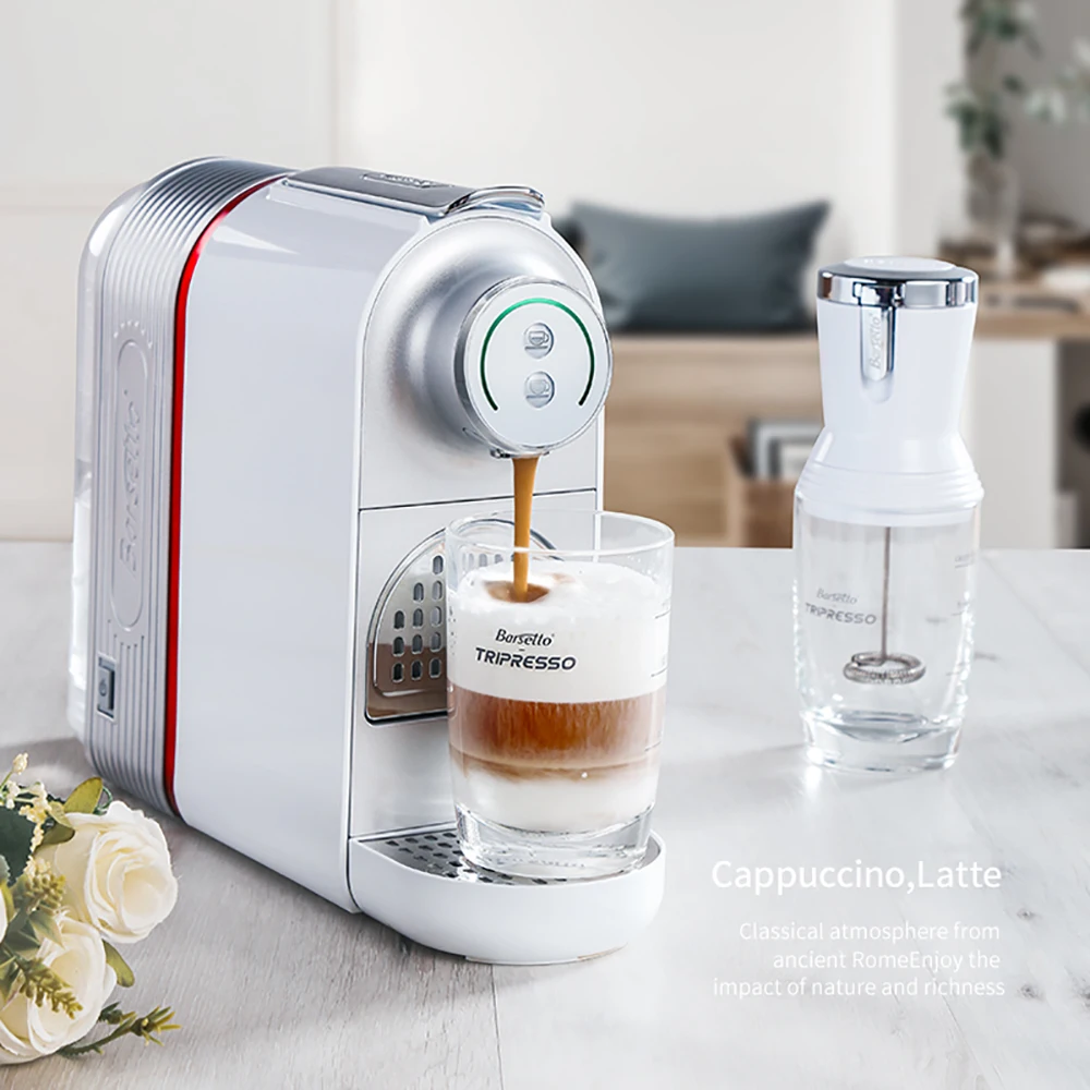 Barsetto Coffee Machine Capsule Coffee Machine Espresso Maker Automatic coffees machines 20 Bar Fast Transport 220V 50-60HZ
Barsetto Coffee Machine Capsule Coffee Machine Espresso Maker Automatic coffees machines 20 Bar Fast Transport 220V 50-60HZ