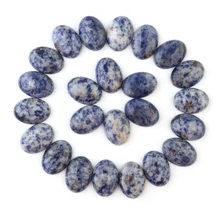 10pcs/lot 10*14/13*18/18*25mm Oval Natural Stone Cabochon Setting Beads Blue Point Stone Created Beads For Diy Jewelry Making
10pcs/lot 10*14/13*18/18*25mm Oval Natural Stone Cabochon Setting Beads Blue Point Stone Created Beads For Diy Jewelry Making
