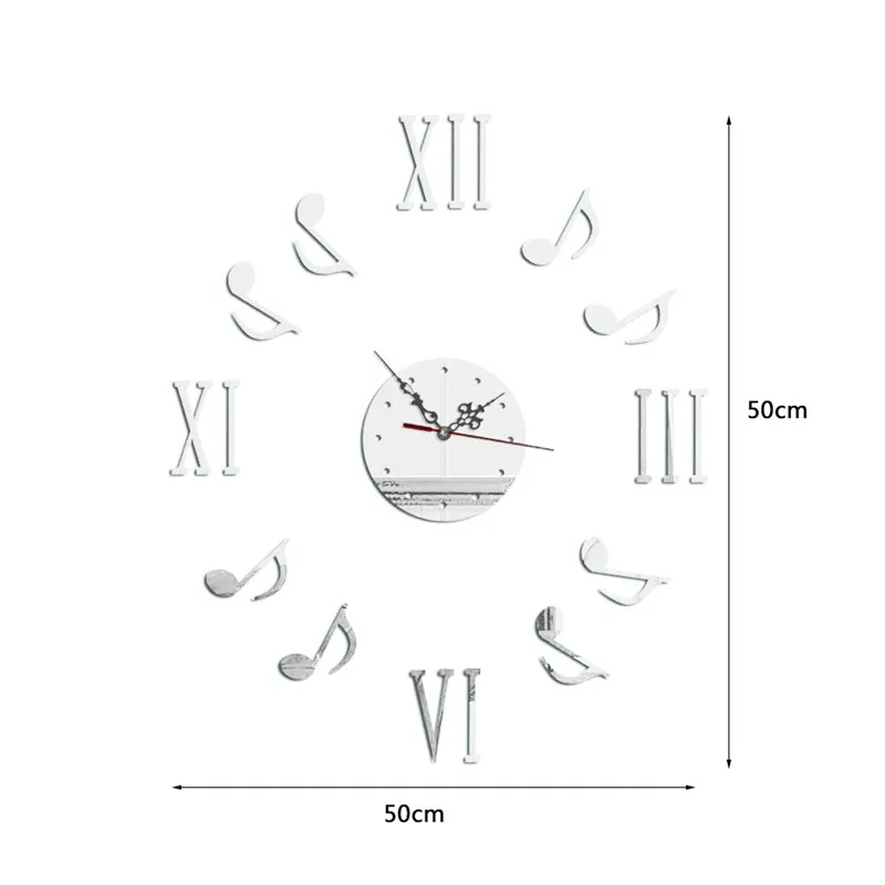 Musical Symbol Mirror Wall Clock Background Wall Stickers TV Wall Stickers Three-dimensional Decorative Home Accessories 2019
Musical Symbol Mirror Wall Clock Background Wall Stickers TV Wall Stickers Three-dimensional Decorative Home Accessories 2019