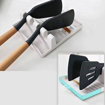 1pc Spatula Shelf Multifunction Ladle Spoon Rest Holder Kitchen Utensil Spatula Holder Tableware Storage Rack
1pc Spatula Shelf Multifunction Ladle Spoon Rest Holder Kitchen Utensil Spatula Holder Tableware Storage Rack