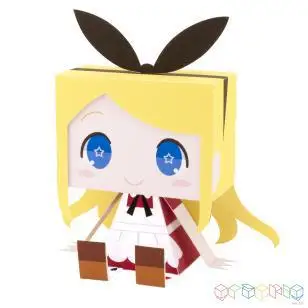 Alice 3D Paper Model DIY Parent And Child DIY Kindergarten Handmade Paper Folding Homework Activity
