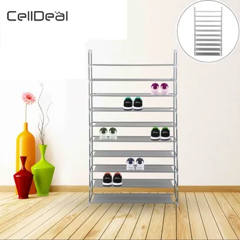10 Tier Useful Shoe Storage Rack Stand Organiser Cabinet Shelf Easy Assemble Shoe Rack Organizer
10 Tier Useful Shoe Storage Rack Stand Organiser Cabinet Shelf Easy Assemble Shoe Rack Organizer
