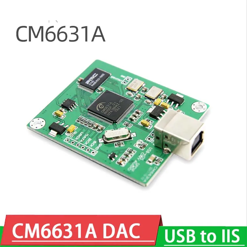 Цифровой интерфейс USB CM6631A модуль DAC Плата к IIS SPDIF CPM384 выход 24 бит 192K | Электронные