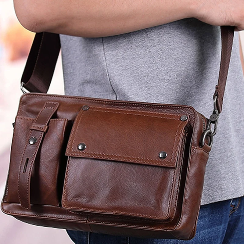 MISFITS Leather Men's Casual Messenger Bag for Ipad Man Vintage Crossbody Shoulder Bags with Card Holder
MISFITS Leather Men's Casual Messenger Bag for Ipad Man Vintage Crossbody Shoulder Bags with Card Holder