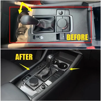 For Mazda 3 2019-2020 Carbon Fiber ABS Interior Console Gear Shift Panel Cover
For Mazda 3 2019-2020 Carbon Fiber ABS Interior Console Gear Shift Panel Cover