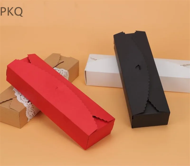 20pcs Red/Black/White/Kraft Paper Macaroon Box Creative Long Style Chocolate Packaging Paper Box Blank Cardboard Paper Gift Box
20pcs Red/Black/White/Kraft Paper Macaroon Box Creative Long Style Chocolate Packaging Paper Box Blank Cardboard Paper Gift Box