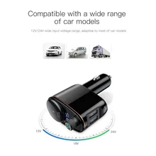Baseus V4.2 Carro Sem Fio Bluetooth FM Transmissor MP3 Player 3.4A Dual USB Car Charger, suporte U-disk & de Chamada Mão-Livre(China)