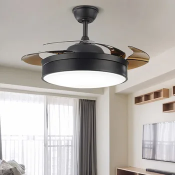 LED fan light invisible ceiling fan light modern minimalist fan light in living room
LED fan light invisible ceiling fan light modern minimalist fan light in living room