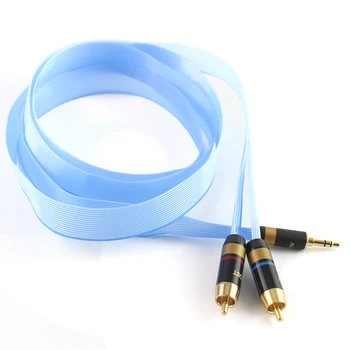HIFI Silver RCA Cable 2RCA to 3.5 Audio RCA 3.5mm Jack RCA AUX Cable for DJ Amplifiers Subwoofer Audio Mixer Home Theater DV
HIFI Silver RCA Cable 2RCA to 3.5 Audio RCA 3.5mm Jack RCA AUX Cable for DJ Amplifiers Subwoofer Audio Mixer Home Theater DV