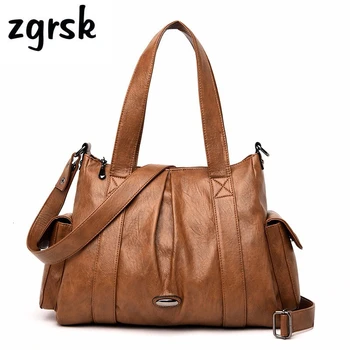 Ladies Handbag Large Solid Zipper Pu Leather Luxury Handbags Women Bags Designer Hand Bag Shoulder Bag Vintage Bags Bolsa
Ladies Handbag Large Solid Zipper Pu Leather Luxury Handbags Women Bags Designer Hand Bag Shoulder Bag Vintage Bags Bolsa