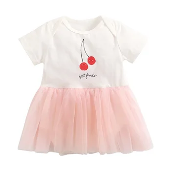 Summer Baby Girl Romper Dress Kids Newborn Tulle Rompers Infant Girl Jumpsuit Sunsuit Print Fashion Cute 0-3 Year Birthday Short 
Summer Baby Girl Romper Dress Kids Newborn Tulle Rompers Infant Girl Jumpsuit Sunsuit Print Fashion Cute 0-3 Year Birthday Short
