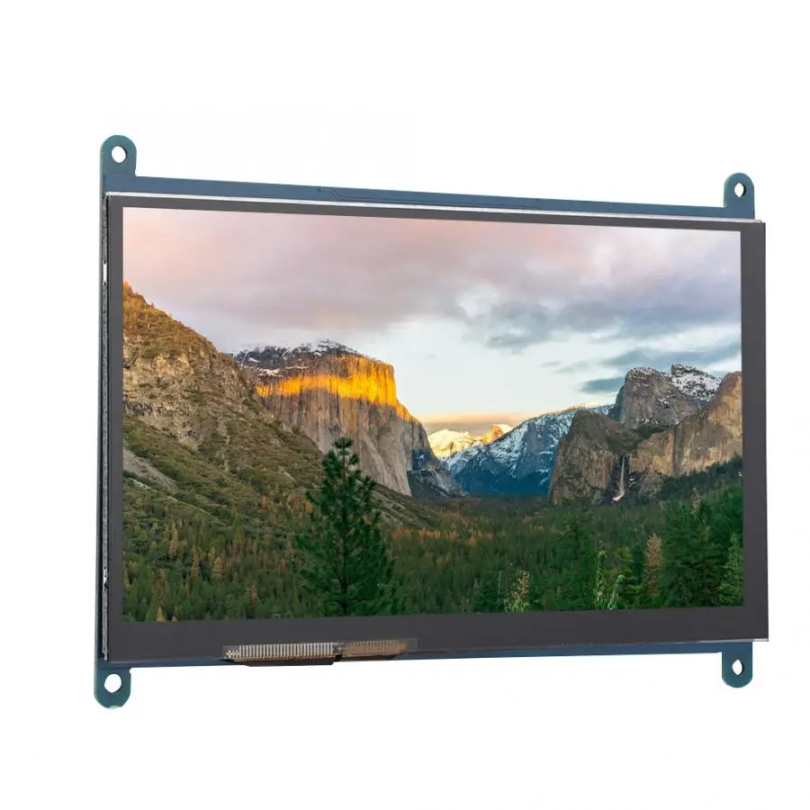 7 Inch LCD HDMI Display Screen 1024x600 Ultra HD Display Screen Capacitive Touch Screen for Raspberry Pi
7 Inch LCD HDMI Display Screen 1024x600 Ultra HD Display Screen Capacitive Touch Screen for Raspberry Pi