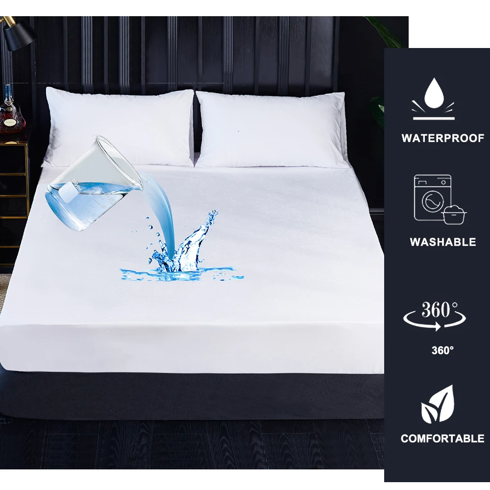 1PC Waterproof Bedspread Non Slip Fitted Sheet Bed Protect Mattress Cover Skin Friendly Cotton Bed Cover For Home Hotel Hospital
1PC Waterproof Bedspread Non Slip Fitted Sheet Bed Protect Mattress Cover Skin Friendly Cotton Bed Cover For Home Hotel Hospital
