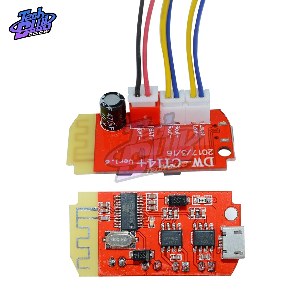 5W+5W Bluetooth Module Power Amplifier Board CT14 Micro 4.2 Stereo 5VF Mini with Charging Port for Refitting Idle Sound Box
5W+5W Bluetooth Module Power Amplifier Board CT14 Micro 4.2 Stereo 5VF Mini with Charging Port for Refitting Idle Sound Box