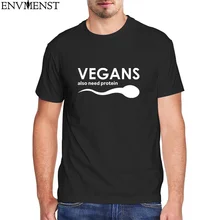 Vegans Also Need Protein Graphic Men's T Shirt Funny Vegans Quote Tops Cotton oversized T-Shirt Republican Men’s Streetwear
Vegans Also Need Protein Graphic Men's T Shirt Funny Vegans Quote Tops Cotton oversized T-Shirt Republican Men’s Streetwear